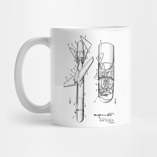 Guided Missile Vintage Patent Hand Drawing Mug